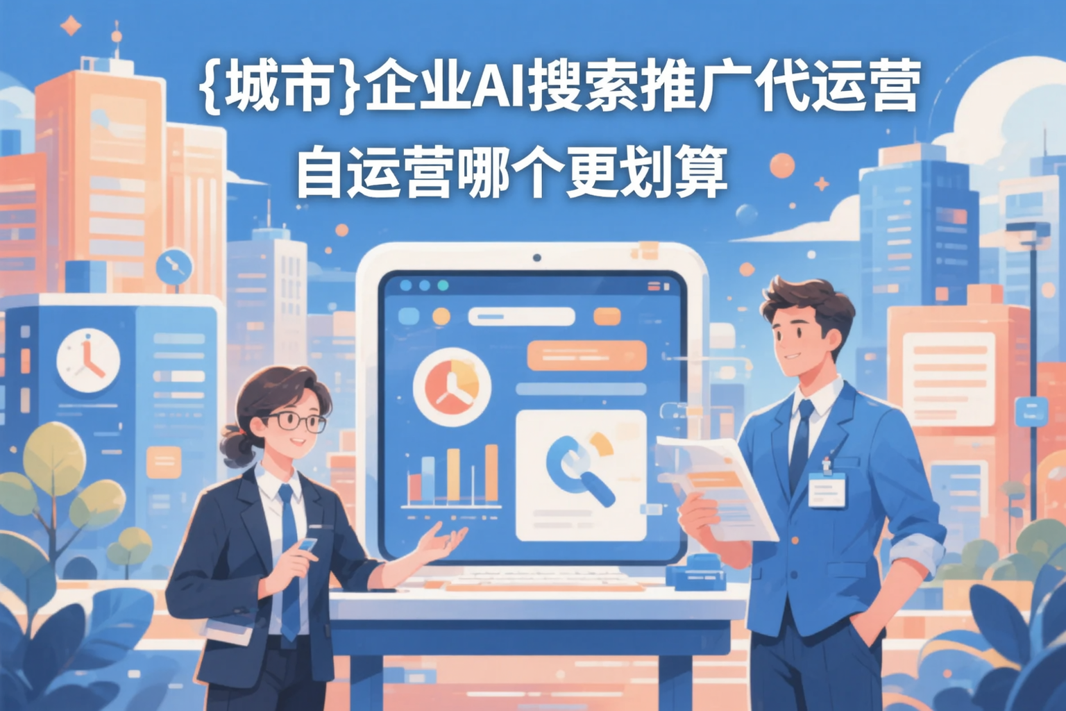 白沙企业AI搜索推广代运营和自运营哪个更划算