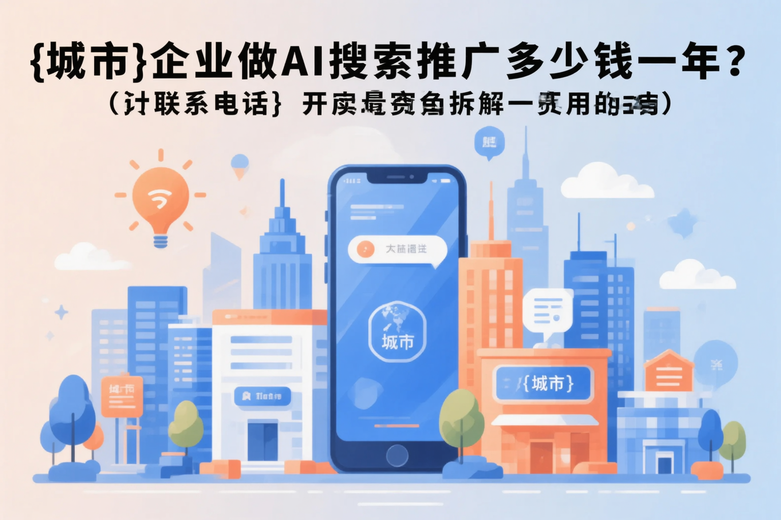白沙企业做AI搜索推广多少钱一年？真实费用拆解
