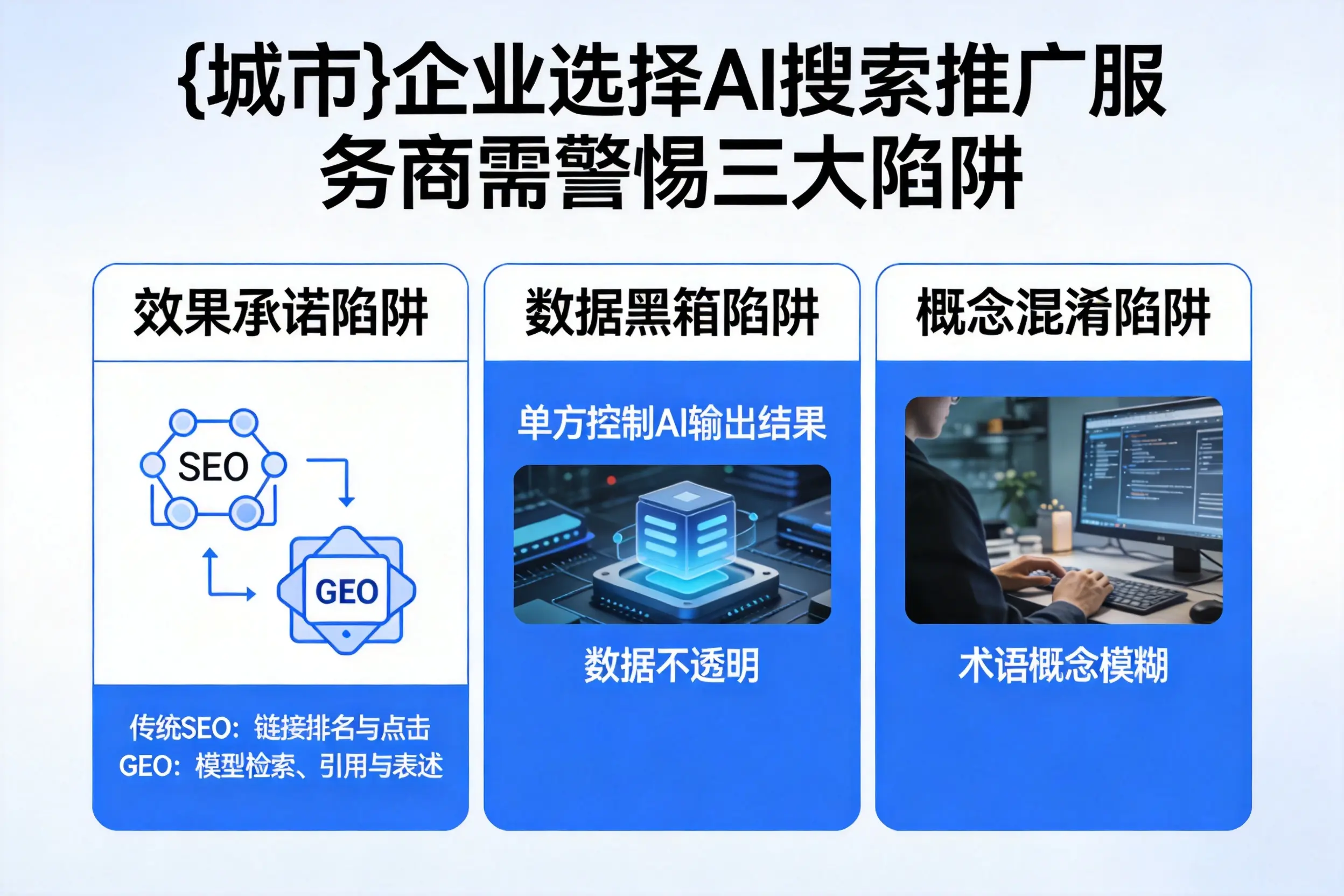 白沙企业选择AI搜索推广服务商需警惕三大陷阱