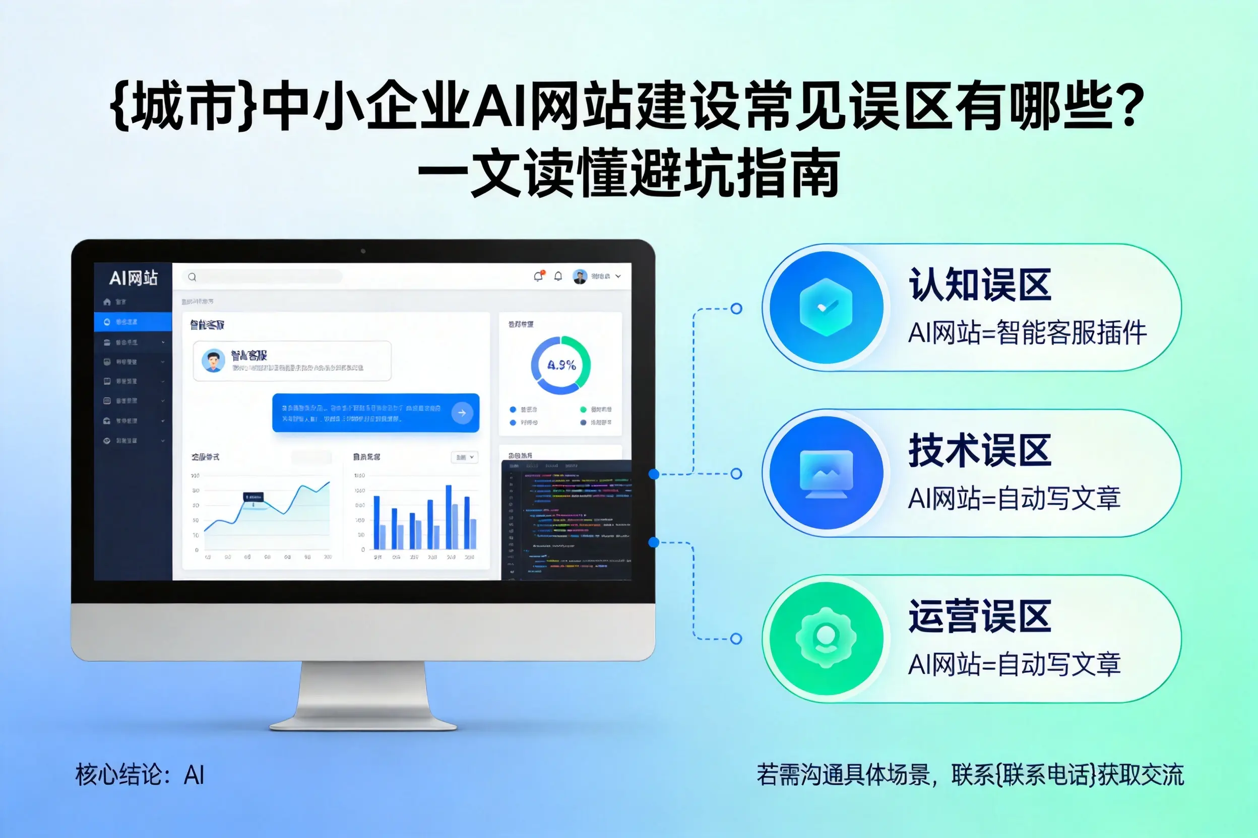 白沙中小企业AI网站建设常见误区有哪些？一文读懂避坑指南