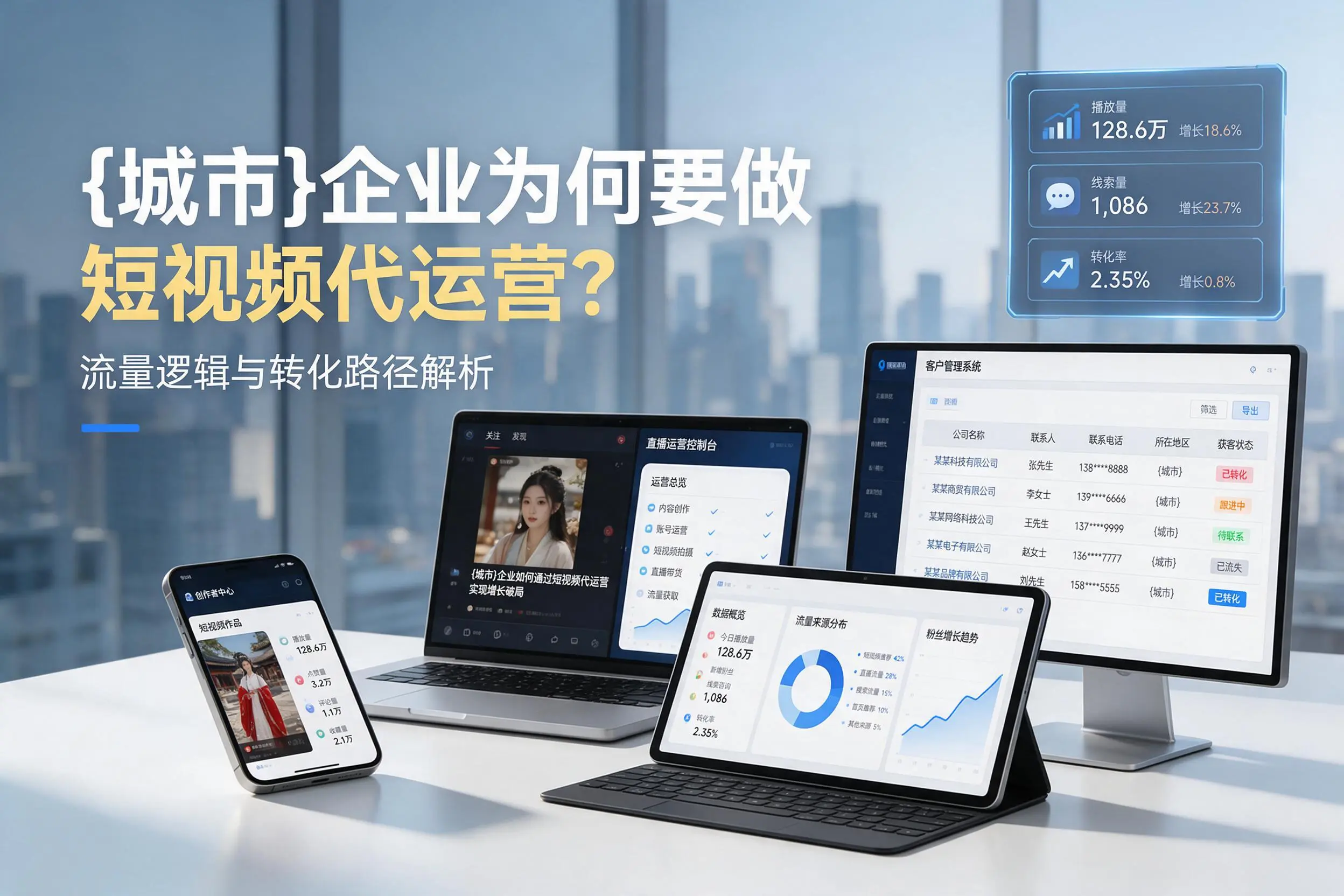 白沙企业为何要做短视频代运营？流量逻辑与转化路径解析