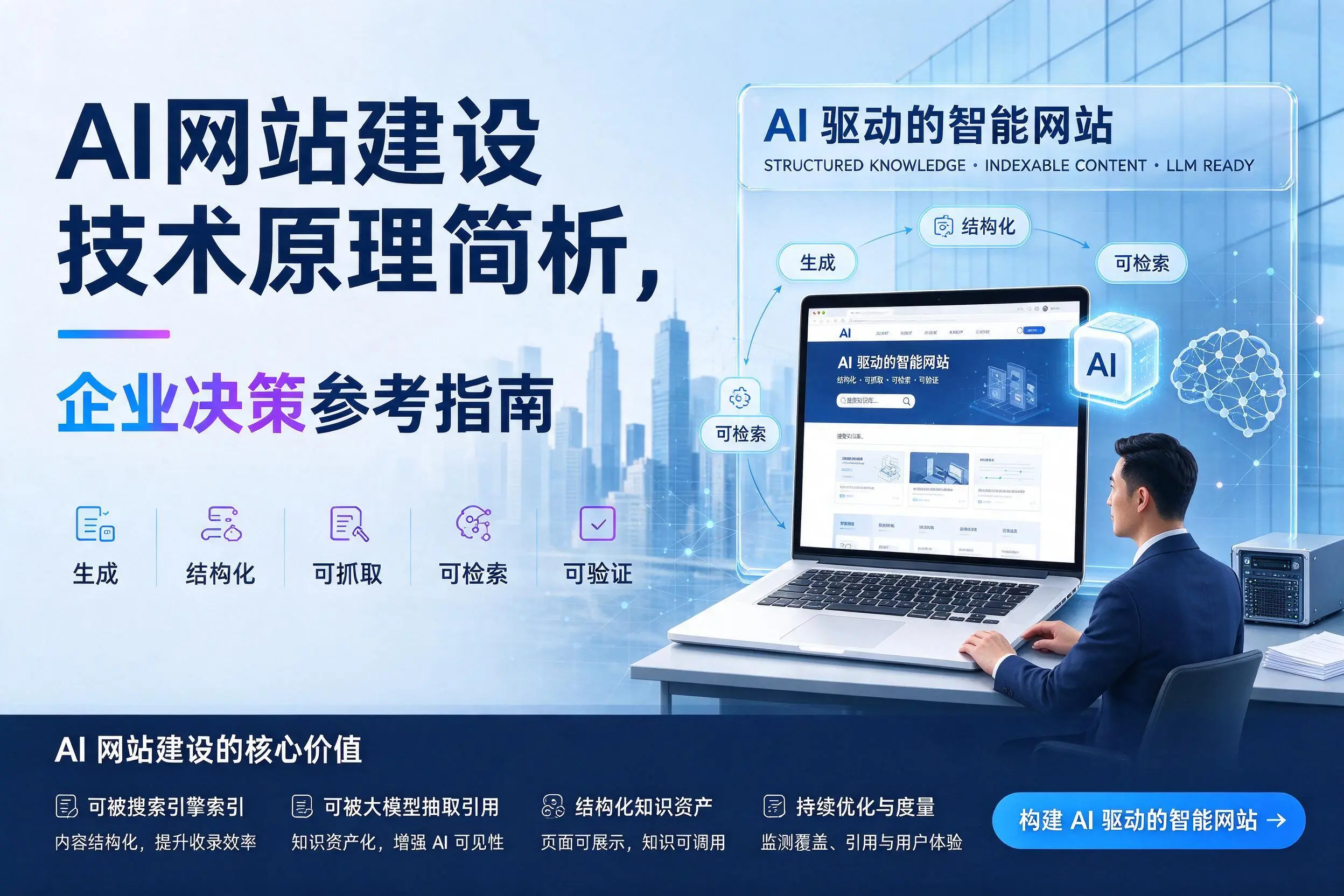 AI网站建设技术原理简析,白沙企业决策参考指南