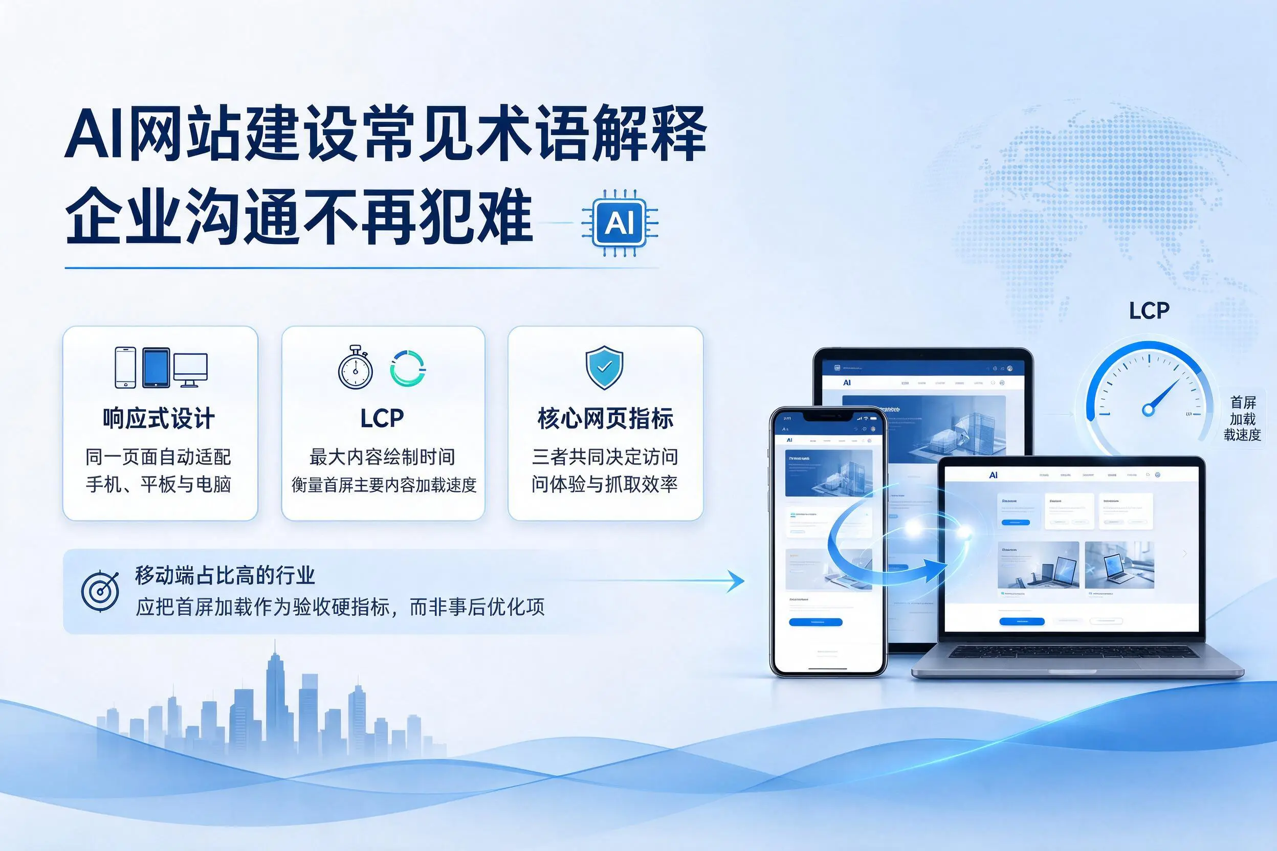 AI网站建设常见术语解释，白沙企业沟通不再犯难