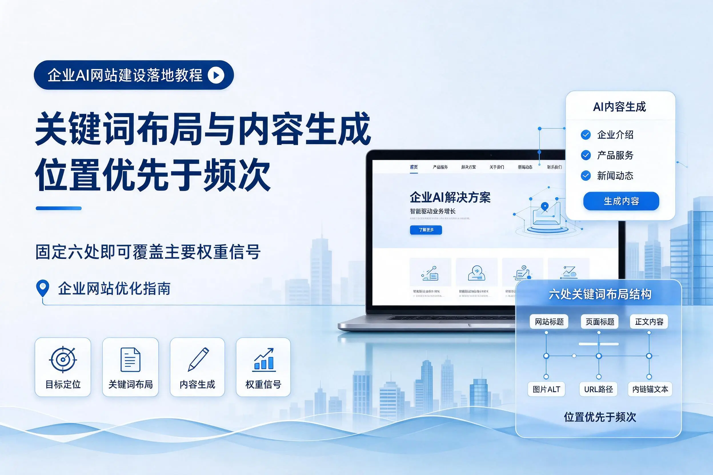 白沙企业AI网站建设落地教程：关键词布局与内容生成
