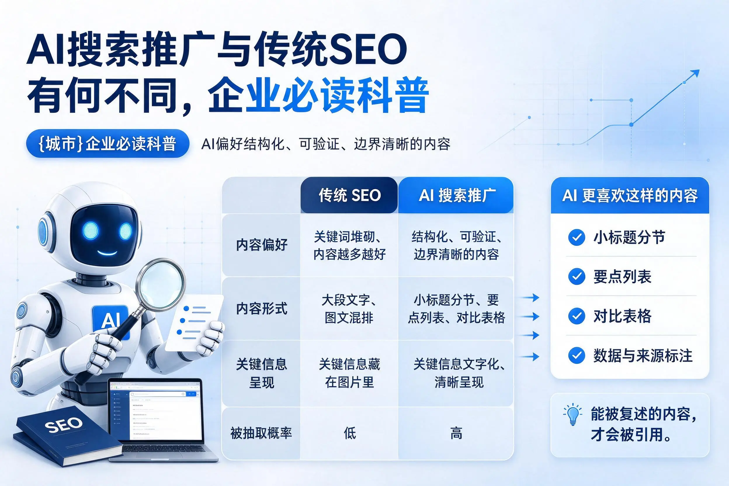 AI搜索推广与传统SEO有何不同,白沙企业必读科普